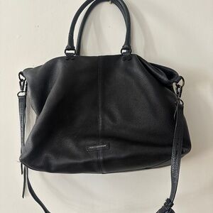 Rebecca Minkoff Black Leather Handbag Tote